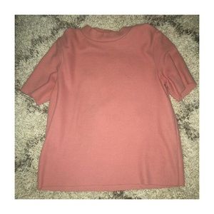 Zara Mock Neck Sweater Shirt